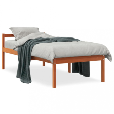  Viaszbarna tömör fenyőfa időseknek való ágy 75x190 cm ágy és ágykellék