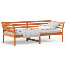  Viaszbarna tömör fenyőfa kanapéágy 90 x 200 cm ágy és ágykellék