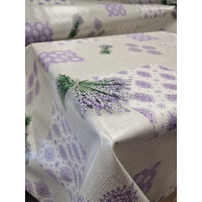  Viaszosvászon asztalterítő, levendulás (5D9/04), 140cm széles lakástextília