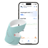  Viatom Baby O2 okos légzésfigyelő zokni- Babytone zöld