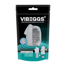 VIBEGGS VIBEGGS - Naughty Nubs - Vibrating Masturbation Sleeve - White maszturbátor