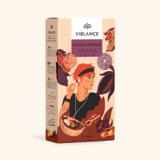 Viblance vegán, gluténmentes Peanut&Cacao proteinkása 400g reform élelmiszer