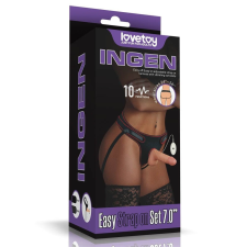 Vibrating Easy Strapon Set 7.0'' műpénisz, dildó