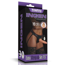 Vibrating Easy Strapon Set 7.5'' műpénisz, dildó