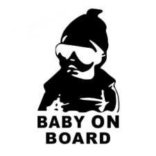 Vicces Baby on Board matrica matrica
