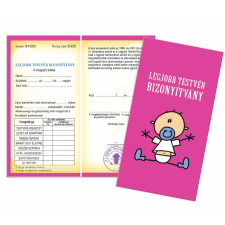  Vicces bizonyítvány, Legjobb testvér, lány ajándéktárgy