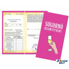  Vicces bizonyítvány, Sógornő bizonyítvány ajándéktárgy