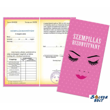  Vicces bizonyítvány, Szempillás ajándéktárgy