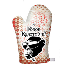  Vicces edényfogó kesztyű, A főnök kesztyűje lakástextília