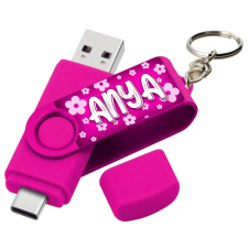 Vicces Egyedi Pendrive - 16 GB - pink - ANYA - Ajándék Anyáknak - Anyák Napi Ajándékok pendrive