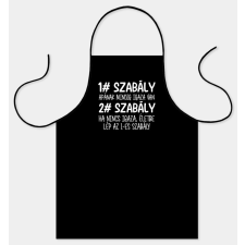  Vicces fekete kötény, Apa szabály lakástextília