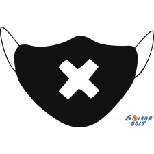  Vicces fekete szájmaszk, ragtapasz védőmaszk