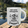  Vicces horgász bögre - Hétvégi időjárás