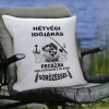  Vicces horgász párna - Hétvégi időjárás