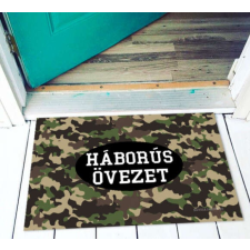 Vicces lábtörlő - Háborús övezet vicces ajándék