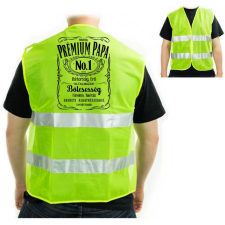  Vicces láthatósági mellény, Prémium papa ajándéktárgy