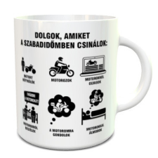  Vicces motoros bögre - Motorosok szabadideje bögrék, csészék