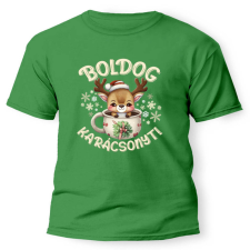  Vicces póló több színben, boldog karácsonyt, szarvas bögrében ajándéktárgy