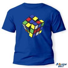  Vicces póló több színben, Színes kocka ajándéktárgy