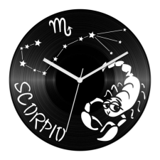  Vicces Skorpió csillagjegyes bakelit óra falióra