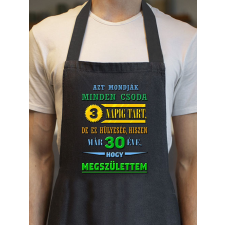 Vicces szülinapi kötény - Minden csoda lakástextília