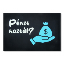 Vicces, tréfás lábtörlő, Pénzt hoztál? lakástextília