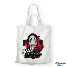  Vicces vászontáska, Nagy pénzrablás, Bella Ciao ajándéktárgy