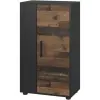  Vicco Berno komód 50,1×87,3×28,3 cm – Fekete / Oldstyle