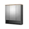  Vicco Eden tükrös szekrény 70x77 cm, antracit/tölgy