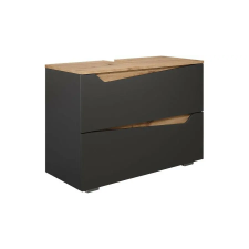  Vicco Marelle mosdószekrény–artisan tölgy/antracit, 80 cm fürdőszoba bútor