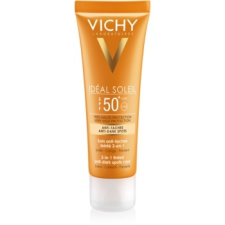 Vichy Capital Soleil tónusegyesítő arcápoló pigmentfoltok ellen 3 az 1-ben SPF 50+ 50 ml naptej, napolaj