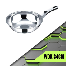  Victor 34cm rozsdamentes wok VCG34 konyhai eszköz