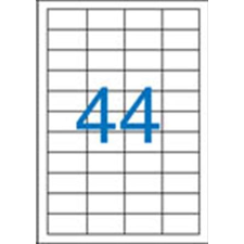 VICTORIA 48.5x25.4 mm univerzális etikett, 4400 darab (LCV11366) (LCV11366) információs címke