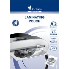 VICTORIA 75 mikron A3 fényes lamináló fólia (100 db / csomag) (6005701) lamináló fólia