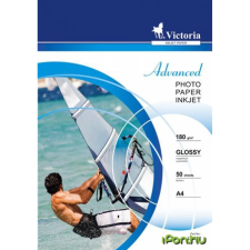 VICTORIA "Advanced" magasfényű fotópapír A4 180gr fotópapír