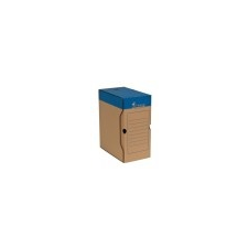 VICTORIA Archiváló doboz, A4, 150 mm, karton, VICTORIA, kék-fehér irattartó
