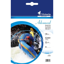 VICTORIA Fotópapír, tintasugaras, A6, 180 g, fényes,  "Advanced" fotópapír