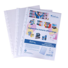 VICTORIA Genotherm, lefűzhető, A4, 120 mikron, narancsos felület, VICTORIA OFFICE lefűző