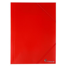 VICTORIA Gumis mappa, 15 mm, PP, A4, VICTORIA OFFICE, piros mappa
