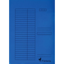 VICTORIA Gyorsfűző, karton, A4, VICTORIA, kék lefűző