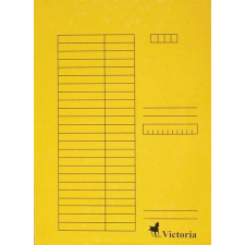VICTORIA Gyorsfűző, karton, A4, VICTORIA, sárga irattartó