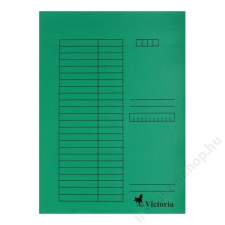VICTORIA Gyorsfűző, karton, A4, VICTORIA, zöld (IDPGY03) lefűző