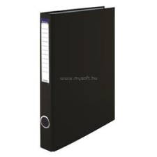 VICTORIA Gyűrűs könyv, 2 gyűrű, 35 mm, A4, PP/karton, fekete (CW_37053) gyűrűskönyv