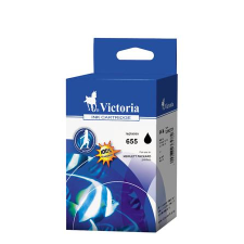 VICTORIA (HP CZ109E 655) Tintapatron Fekete nyomtatópatron & toner