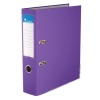 VICTORIA Iratrendező, 75 mm, A4, PP/karton, élvédő sínnel, VICTORIA, "Basic", lila