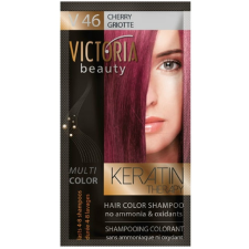  VICTORIA Keratin Therapy Hajszínező Sampon 40ml - V46 Cseresznye sampon