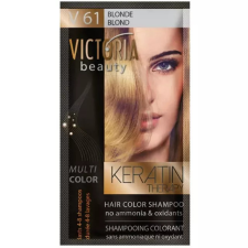  VICTORIA Keratin Therapy Hajszínező Sampon 40ml - V61 Szőke hajfesték, színező