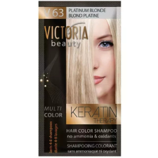 VICTORIA Keratin Therapy Hajszínező Sampon 40ml - V63 Platinaszőke hajfesték, színező