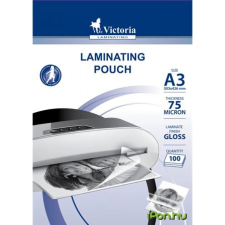 VICTORIA Meleglamináló fólia 75 mikron A3 fényes lamináló gép