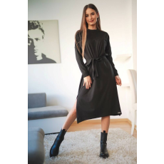 Victoria Moda Midi ruha - Fekete - S/M/L